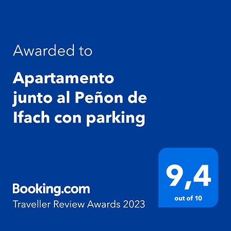 Apartamento Junto Al Penon De Ifach Con Parking Calpe Esterno foto